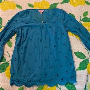Lilly Pulitzer eyelet top
